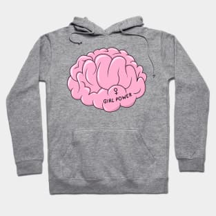 Girl Power Brain Hoodie